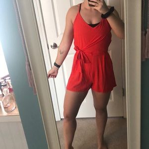 Orange romper